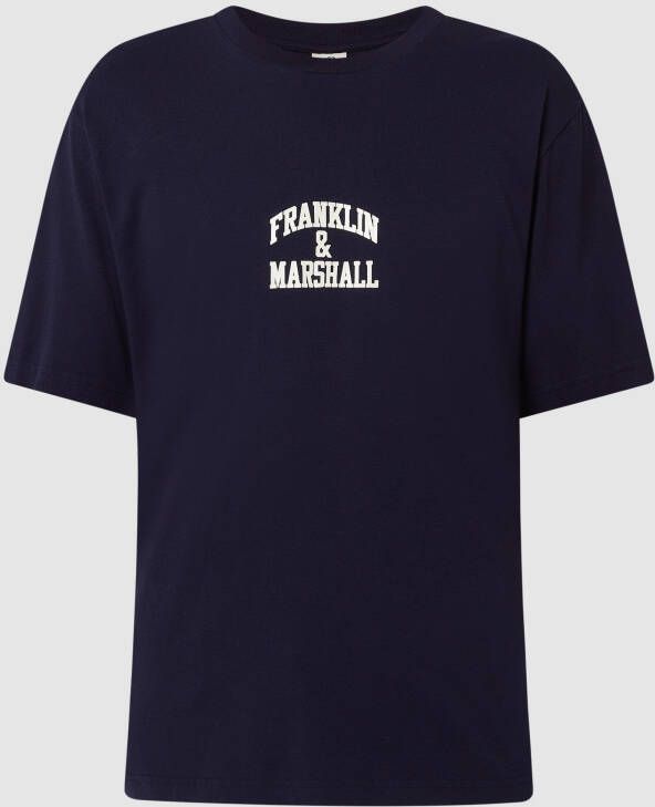 Franklin & Marshall T-shirt van katoen