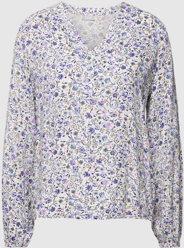 Fransa Blouse met bloemenmotief model 'Silja'