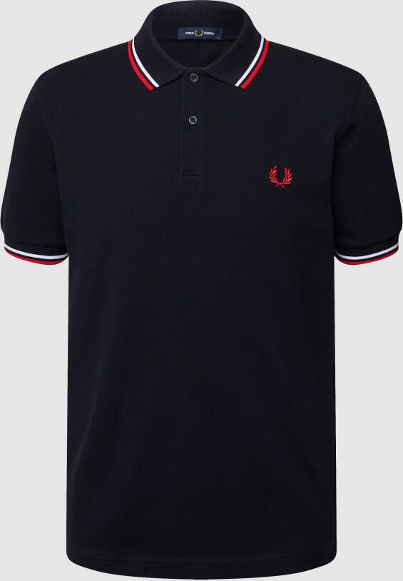 Fred Perry Poloshirt met contrastboorden