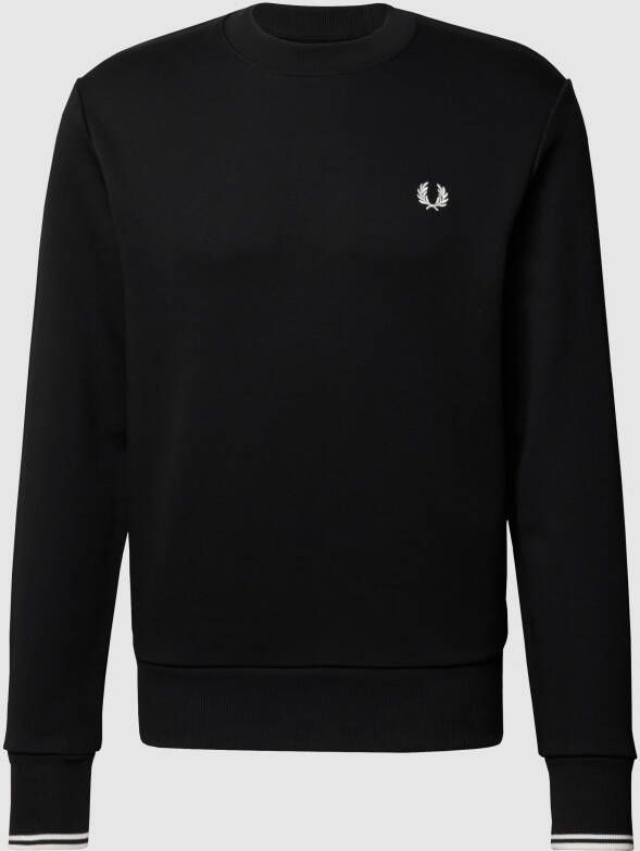 Fred Perry Sweatshirt met logostitching