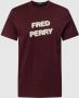 Fred Perry T-shirt met labelprint - Thumbnail 1