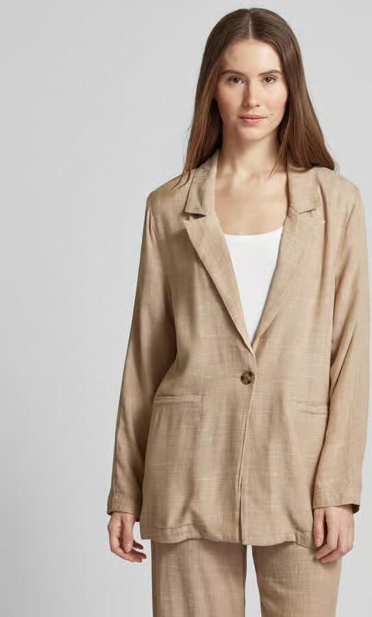 FREE QUENT Blazer van een mix van viscose en linnen model 'Luigi' - Foto 2