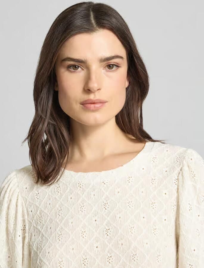 FREE QUENT Blouse met ajourborduursel model 'KIONA'