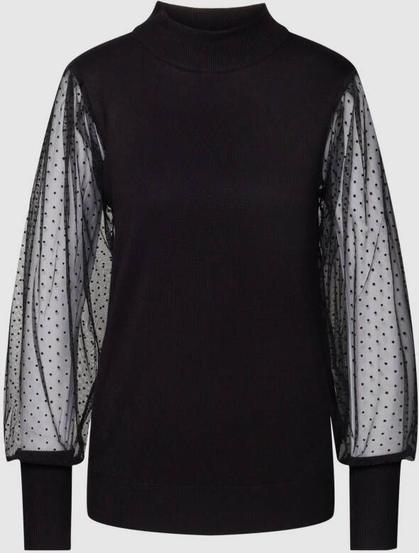 FREE QUENT Blouse met tricot model 'DOTKA'
