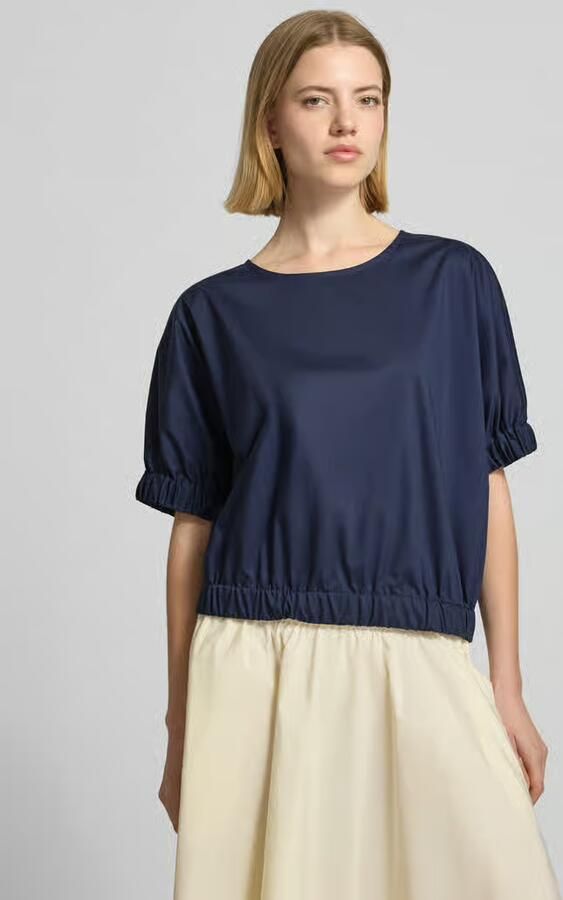 FREE QUENT Blouse shirt met ronde hals - Foto 3