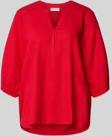 FREE QUENT Blouse van linnenmix met verlengde rug model 'Lava'