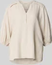 FREE QUENT Blouse van linnenmix met verlengde rug model 'Lava'