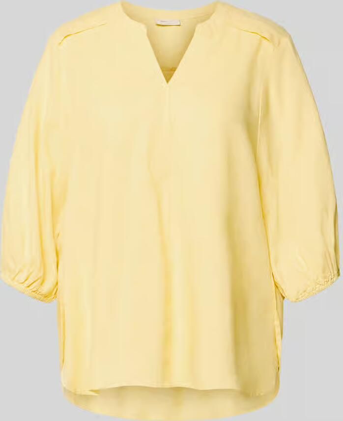 FREE QUENT Blouse van linnenmix met verlengde rug model 'Lava' - Foto 2
