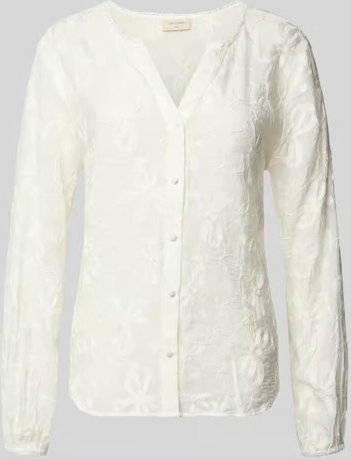 FREE QUENT Blouse van viscosemix met knoopsluiting model 'Randy' - Foto 2