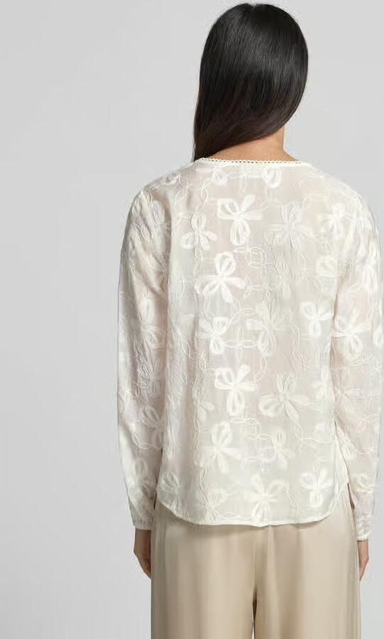 FREE QUENT Blouse van viscosemix met knoopsluiting model 'Randy' - Foto 2