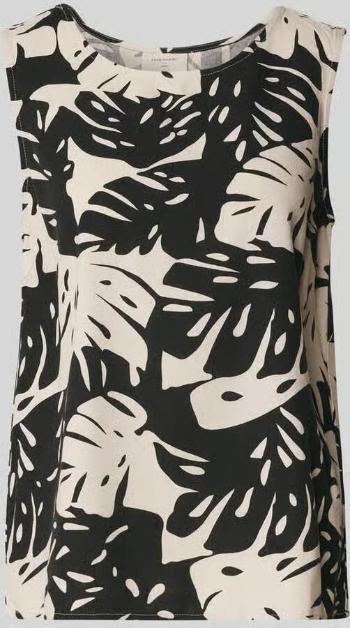 FREE QUENT Blousetop met ronde hals model 'LAVISCO'