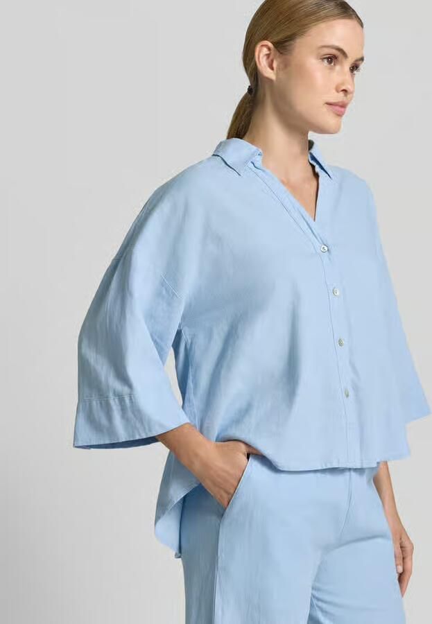 FREE QUENT boxy fit blouse met V-hals model 'Lava'