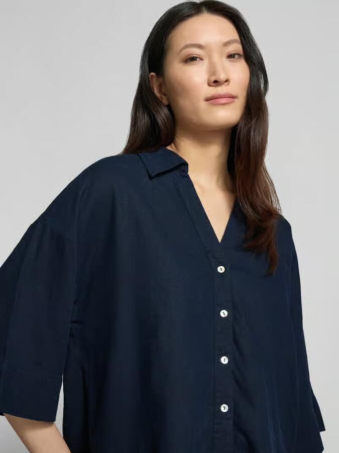 FREE QUENT boxy fit blouse met V-hals model 'Lava'