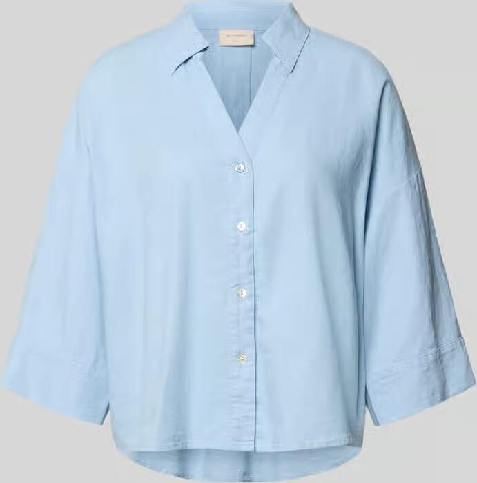 FREE QUENT boxy fit blouse met V-hals model 'Lava' - Foto 2