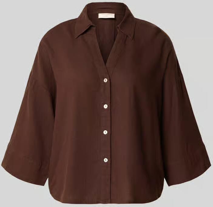 FREE QUENT boxy fit blouse met V-hals model 'Lava' - Foto 2