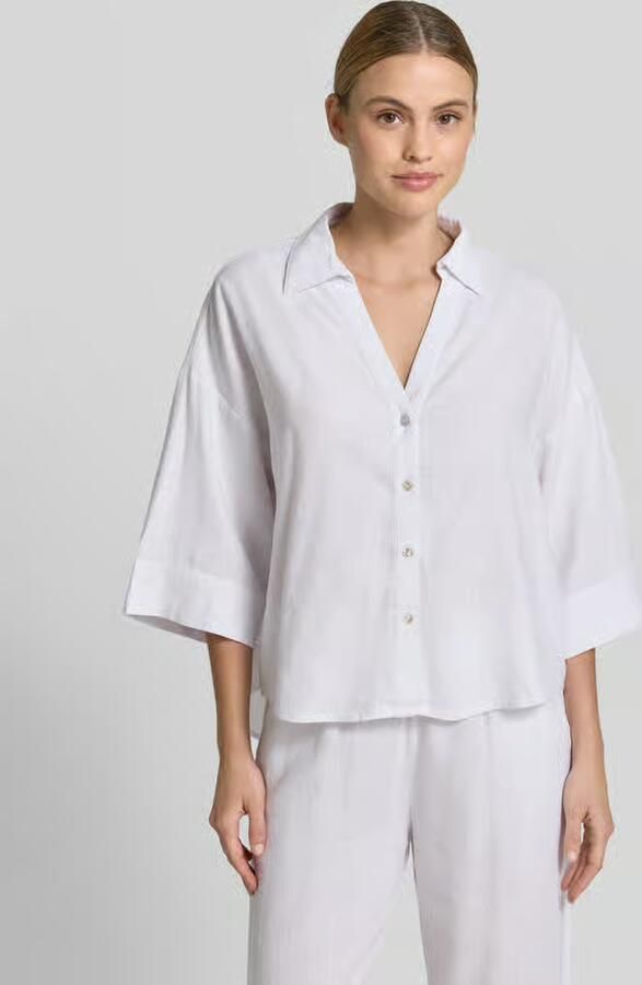 FREE QUENT boxy fit blouse met V-hals model 'Lava' - Foto 3