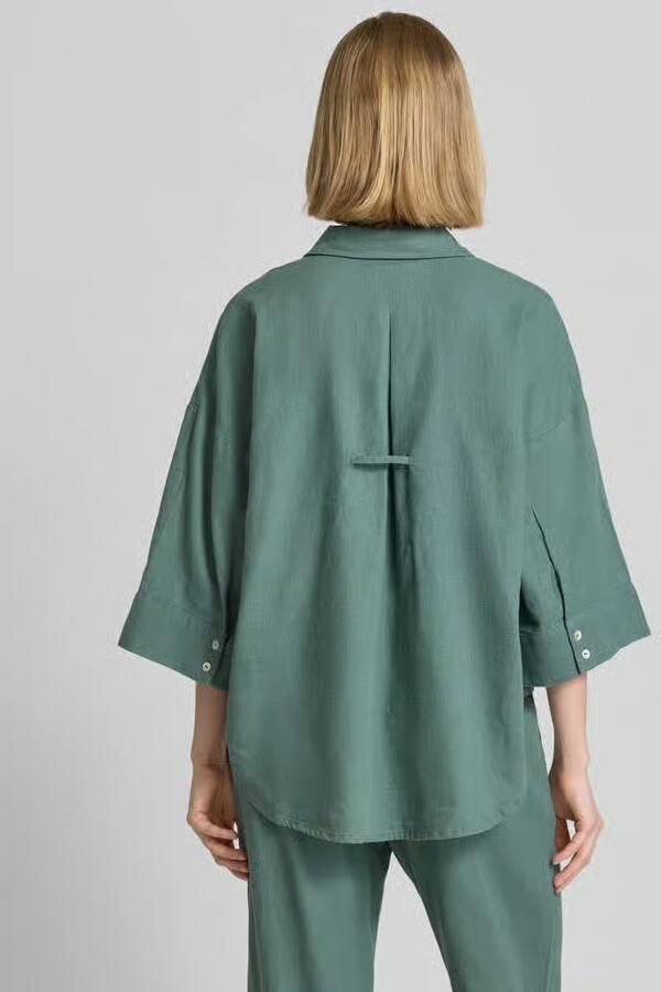 FREE QUENT boxy fit blouse met V-hals model 'Lava' - Foto 3