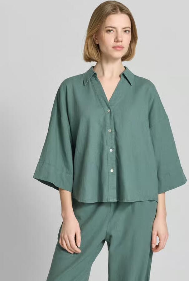 FREE QUENT boxy fit blouse met V-hals model 'Lava' - Foto 2