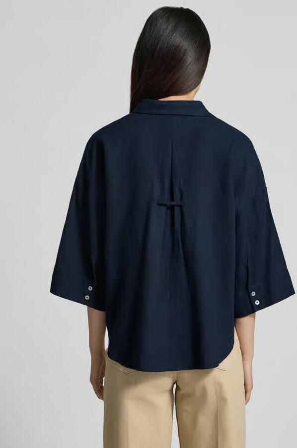 FREE QUENT boxy fit blouse met V-hals model 'Lava' - Foto 2
