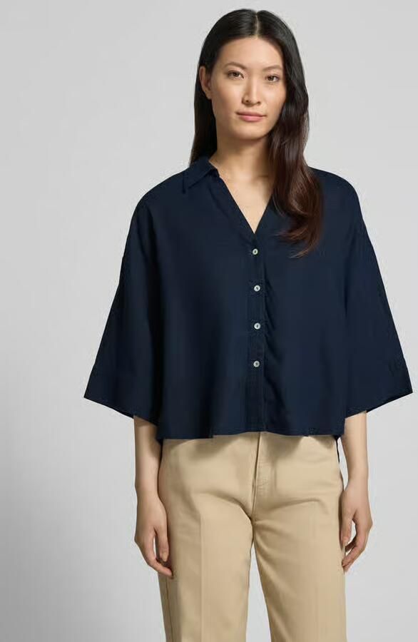 FREE QUENT boxy fit blouse met V-hals model 'Lava' - Foto 3