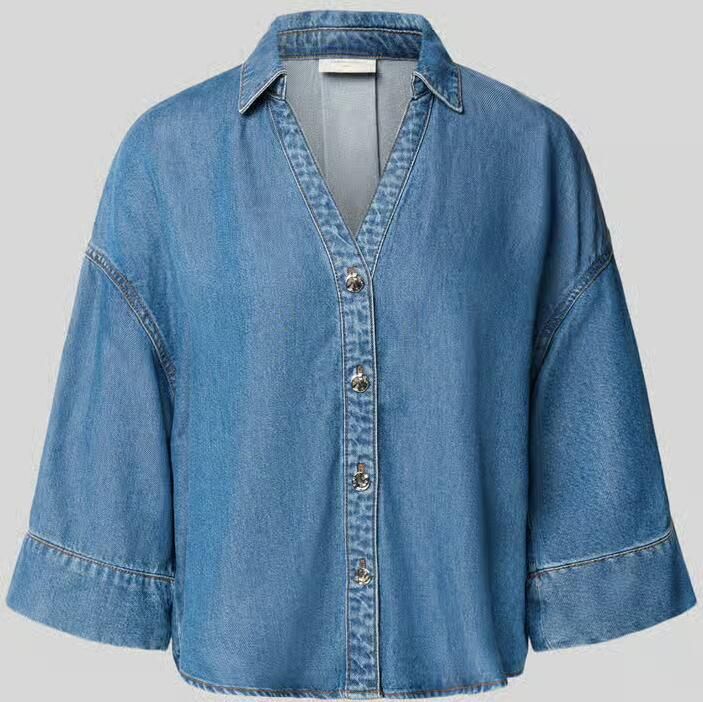FREE QUENT Boxy fit blouse van lyocell model 'Milo' - Foto 2