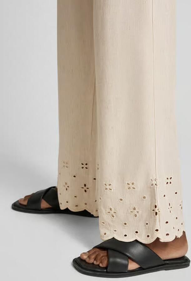 FREE QUENT Broek van mix van viscose en linnen model 'Linus'