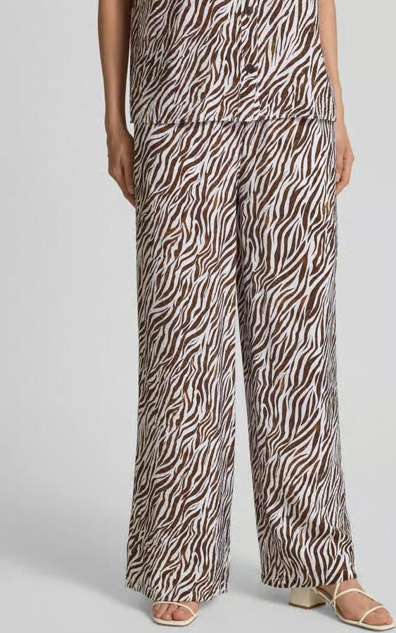 FREE QUENT Broek van viscosemix in allover-look model 'Mele' - Foto 3
