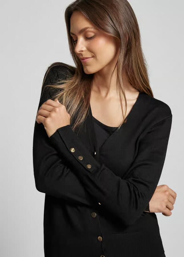 FREE QUENT Cardigan met extra brede schouders