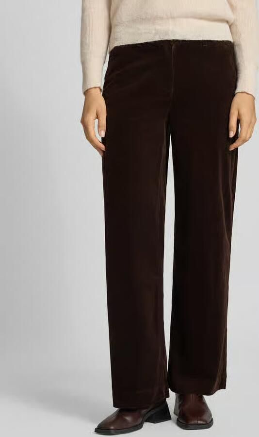FREE QUENT Corduroy broek met wijde pijpen model 'Cordy'