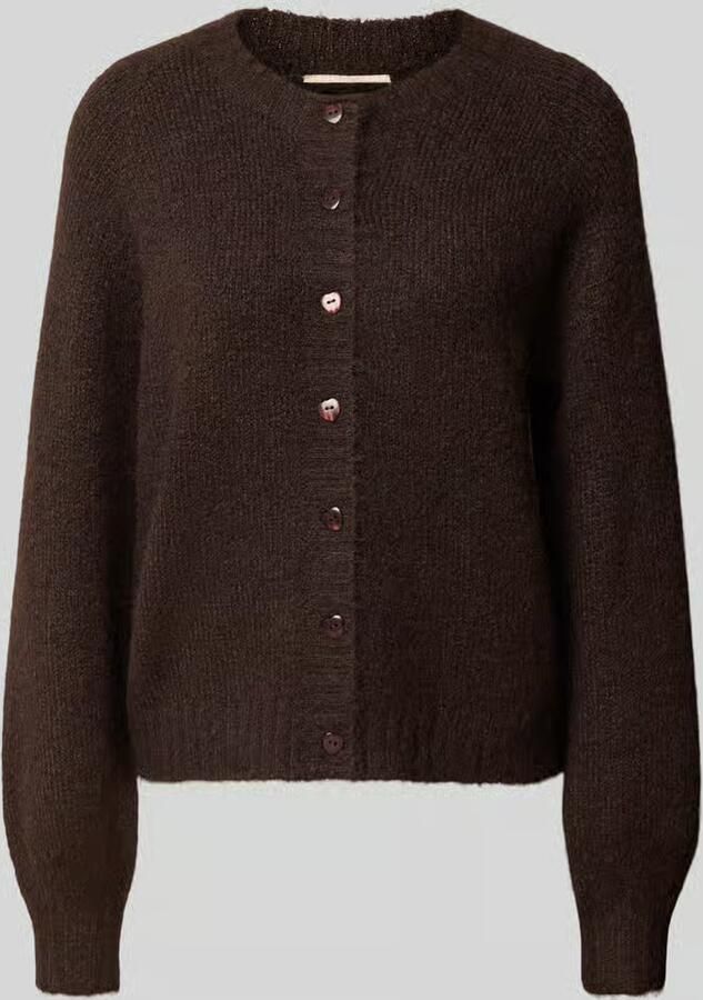 FREE QUENT Gebreid jack met ronde hals model 'Luisa'