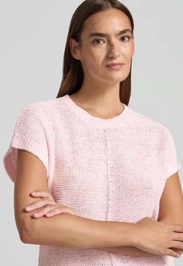 FREE QUENT Gebreid shirt met kapmouwen model 'Estapper'