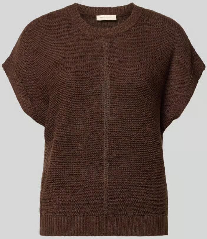 FREE QUENT Gebreid shirt met kapmouwen model 'Estapper' - Foto 2