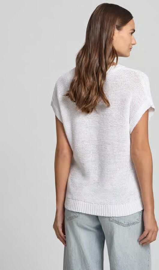 FREE QUENT Gebreid shirt met kapmouwen model 'Estapper'