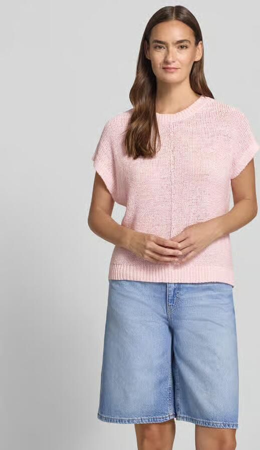 FREE QUENT Gebreid shirt met kapmouwen model 'Estapper' - Foto 4