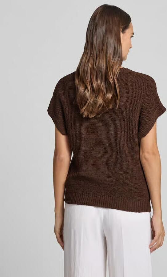 FREE QUENT Gebreid shirt met kapmouwen model 'Estapper'