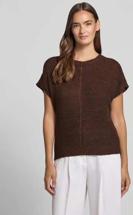 FREE QUENT Gebreid shirt met kapmouwen model 'Estapper' - Foto 4