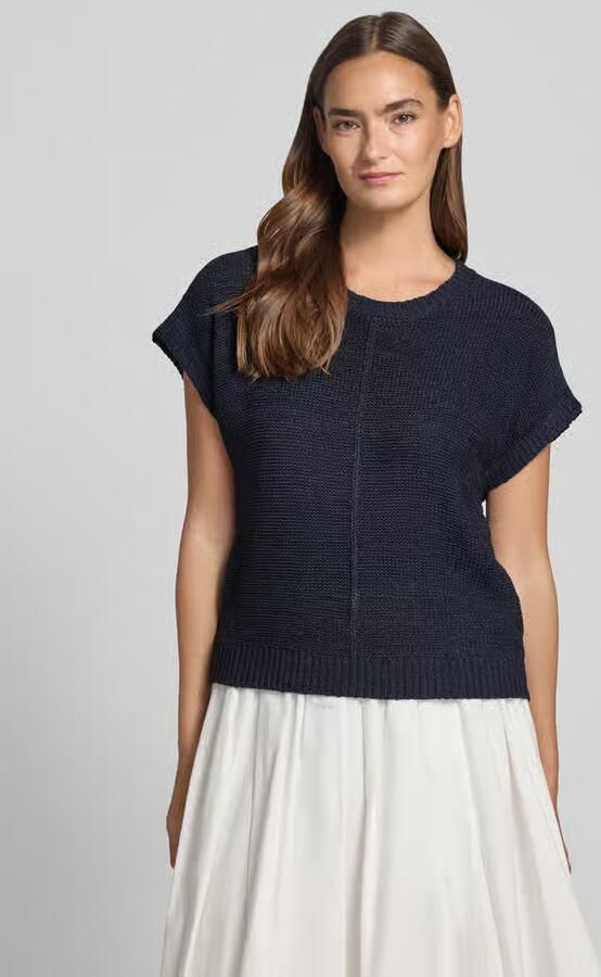FREE QUENT Gebreid shirt met kapmouwen model 'Estapper' - Foto 4