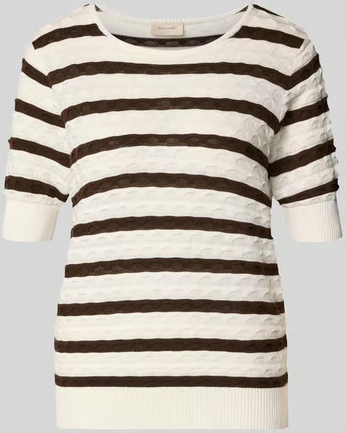 FREE QUENT Gebreid shirt met ronde hals model 'Dodo' - Foto 2