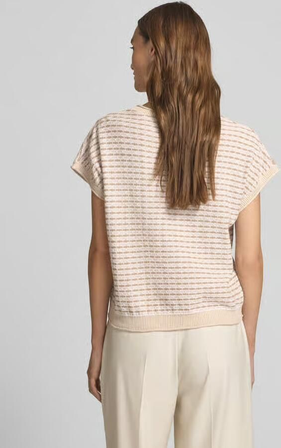 FREE QUENT Gebreid shirt met ronde hals model 'DODO'