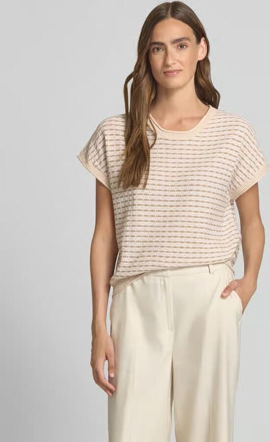 FREE QUENT Gebreid shirt met ronde hals model 'DODO' - Foto 2