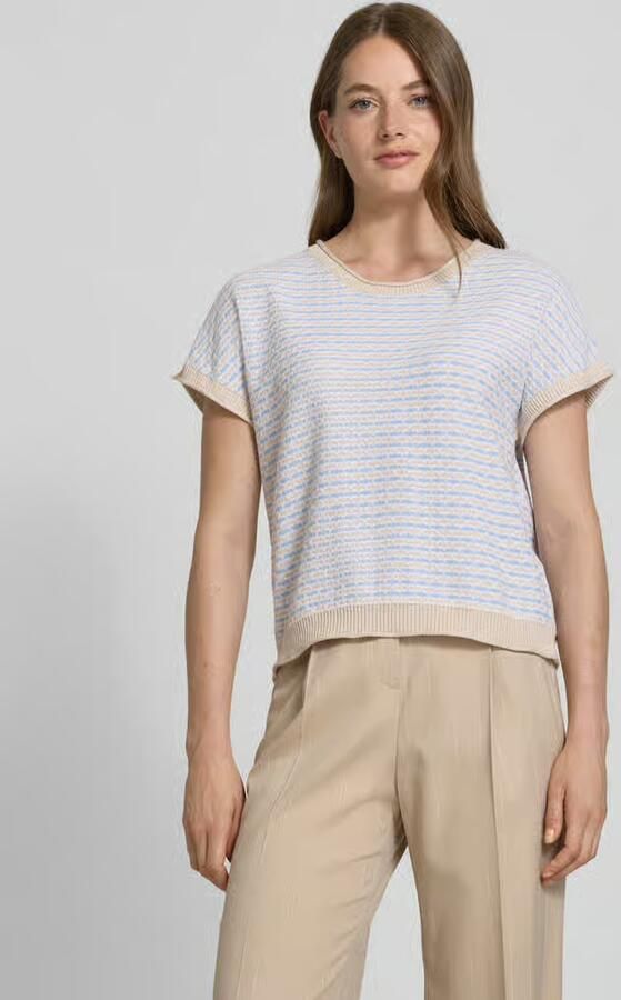 FREE QUENT Gebreid shirt met ronde hals model 'DODO' - Foto 2