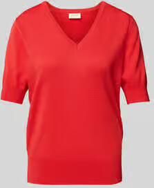 FREE QUENT Gebreid shirt met V-hals model 'Katie' - Foto 3