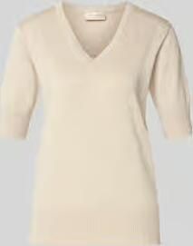 FREE QUENT Gebreid shirt met V-hals model 'Katie'