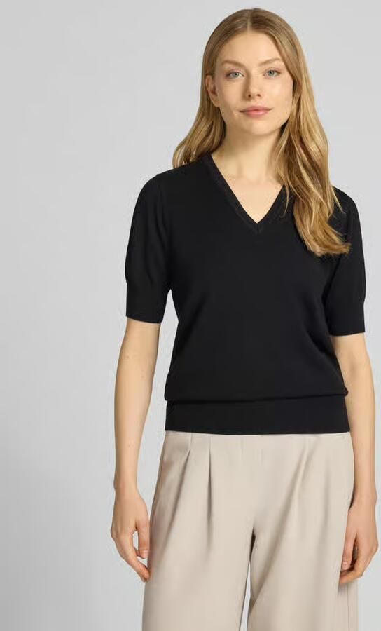 FREE QUENT Gebreid shirt met V-hals model 'Katie' - Foto 7