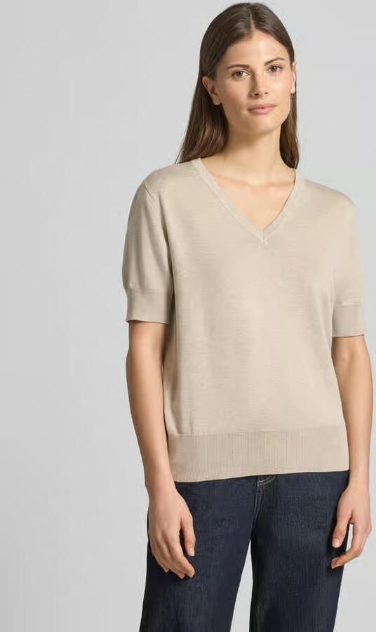 FREE QUENT Gebreid shirt met V-hals model 'Katie' - Foto 2