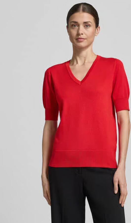 FREE QUENT Gebreid shirt met V-hals model 'Katie' - Foto 4