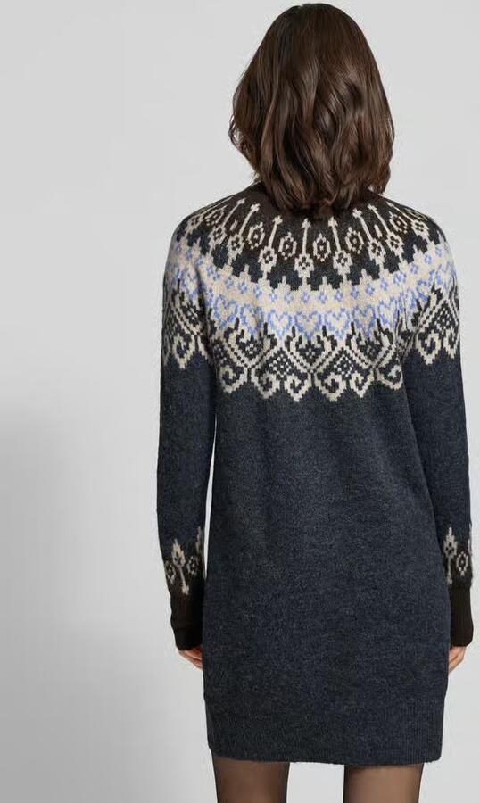 FREE QUENT Gebreide jurk met col model 'Merla'