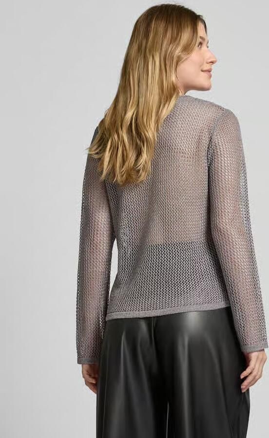 FREE QUENT Gebreide pullover in semi-transparant design model 'TERNE' - Foto 3
