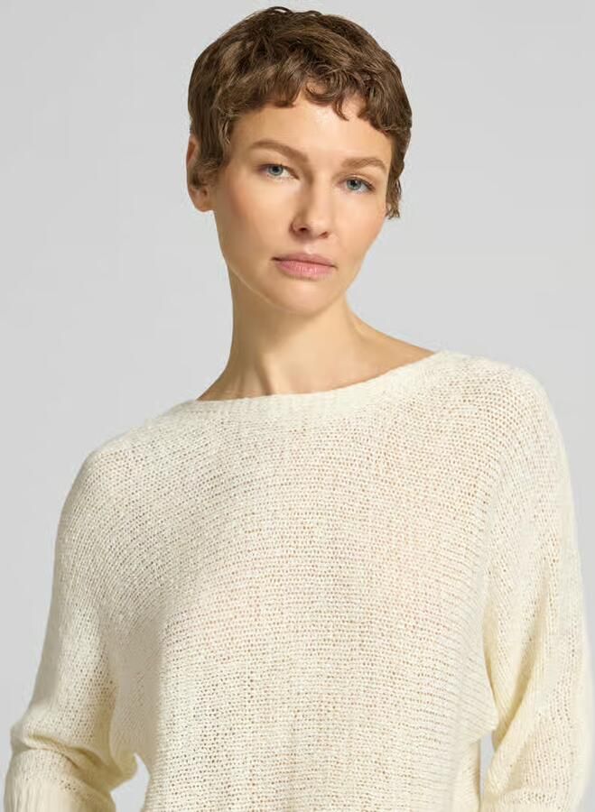 FREE QUENT Gebreide pullover met 3 4-mouw model 'Tapper'