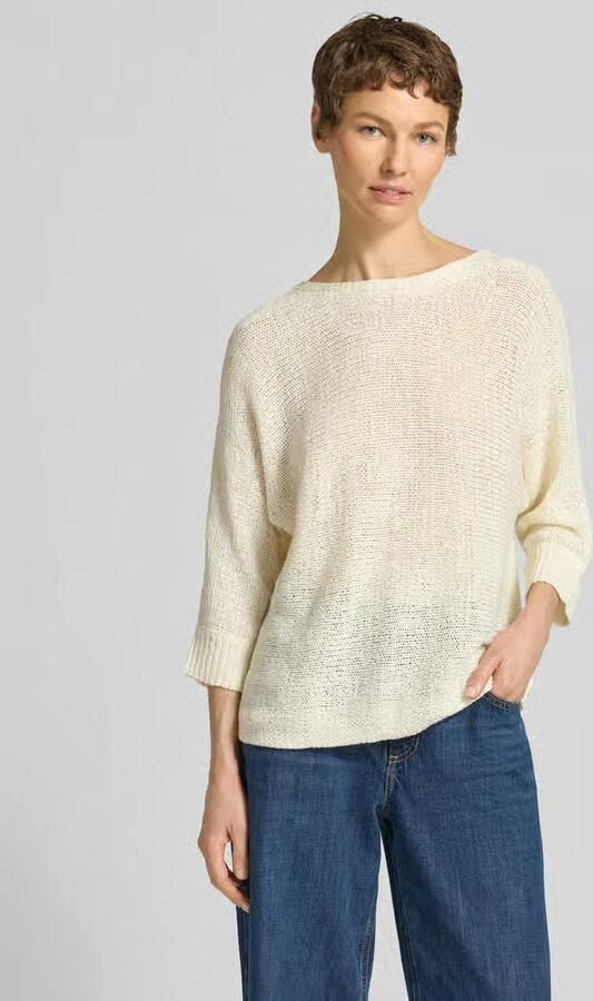 FREE QUENT Gebreide pullover met 3 4-mouw model 'Tapper' - Foto 2